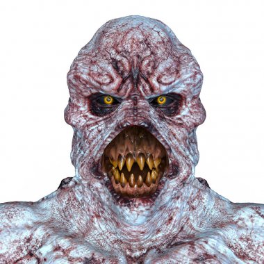 bir canavar 3d cg işleme