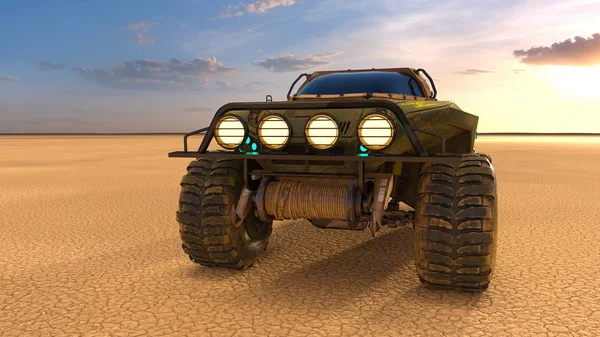 Rendering 3D CG di un'auto buggy — Foto Stock