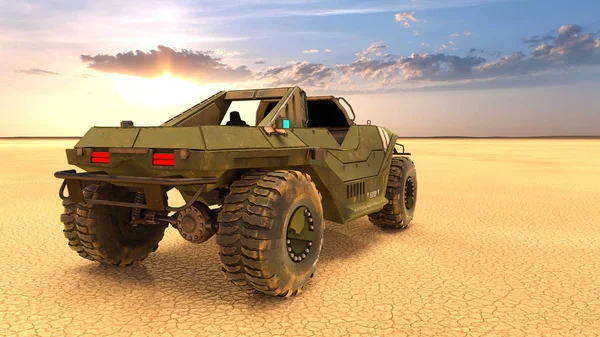 3D-cg rendering van een buggy auto — Stockfoto