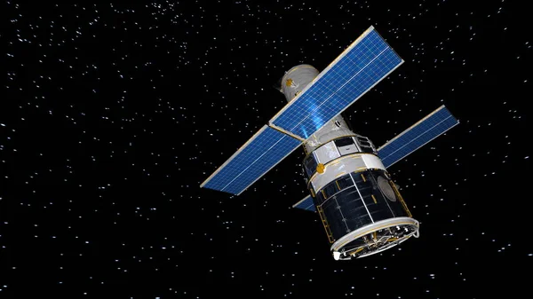 인공 위성의 3d cg 렌더링 — 스톡 사진