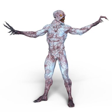 bir canavar 3d cg işleme