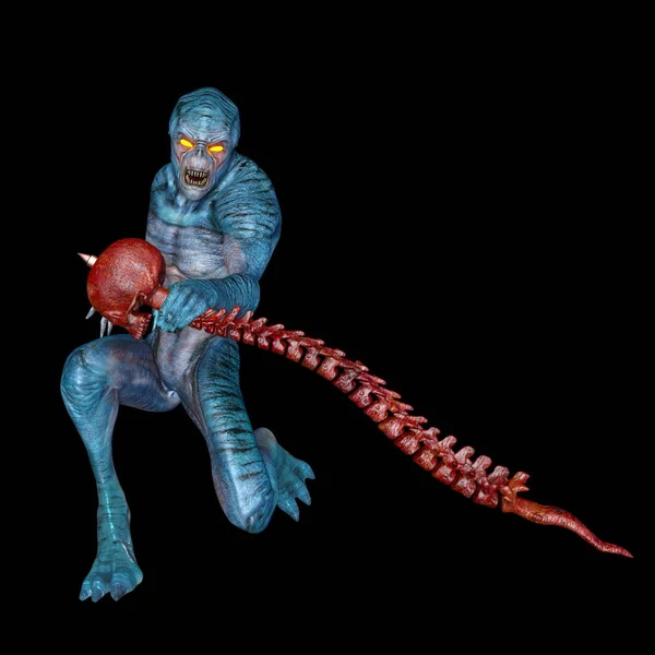 3D CG representación de un monstruo — Foto de Stock