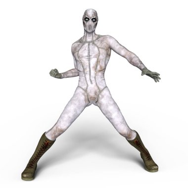 bir süper kahraman 3d cg render