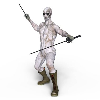 bir süper kahraman 3d cg render