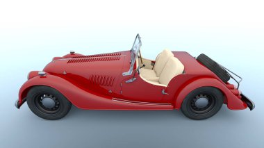 3d cg işleme bir spor araba