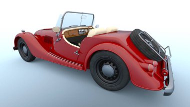3d cg işleme bir spor araba