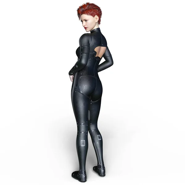 3D CG rendering of a super woman — Stock Photo, Image