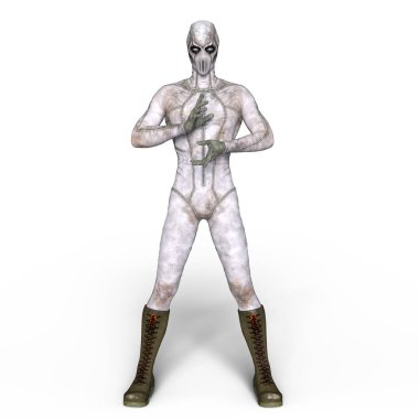 bir süper kahraman 3d cg render