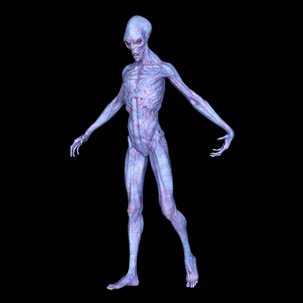 Rendering 3D CG di un alieno — Foto Stock