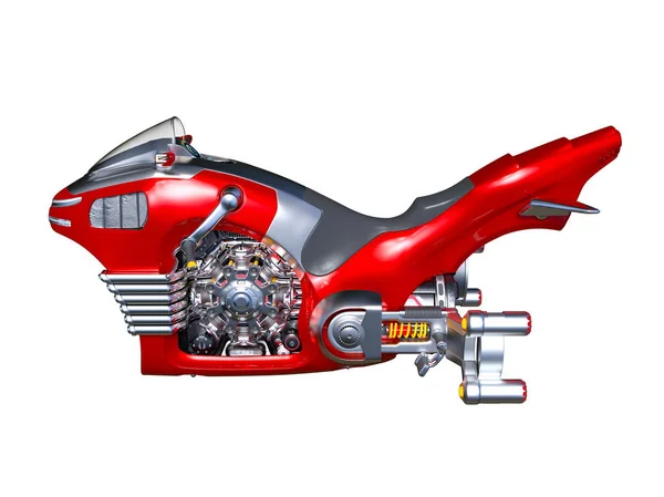 Render CG 3D dari sepeda hover — Stok Foto