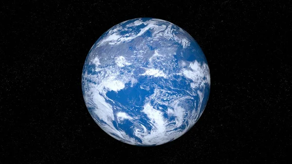 3d cg 渲染的地球 — 图库照片