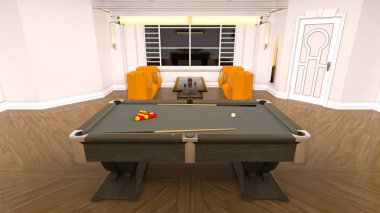 Oyun Odası 3d cg render