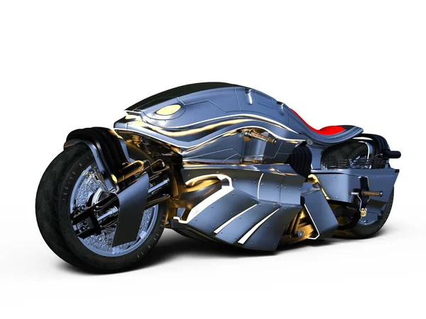 bir motosiklet 3d cg render