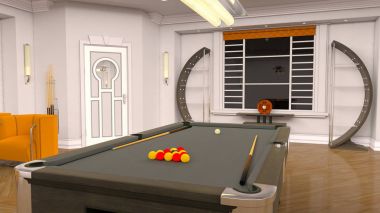 Oyun Odası 3d cg render