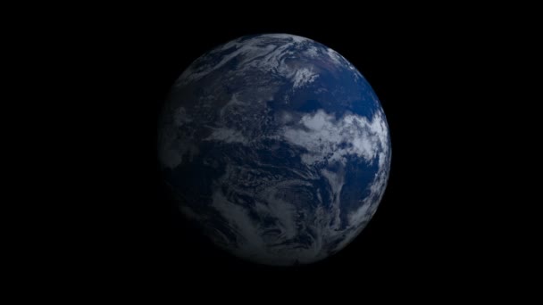 Earth 3D cg işleme. — Stok video