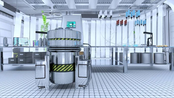 3D CG візуалізація науково дослідного інституту — стокове фото