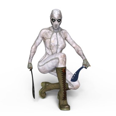 3d cg işleme süper bir kadın