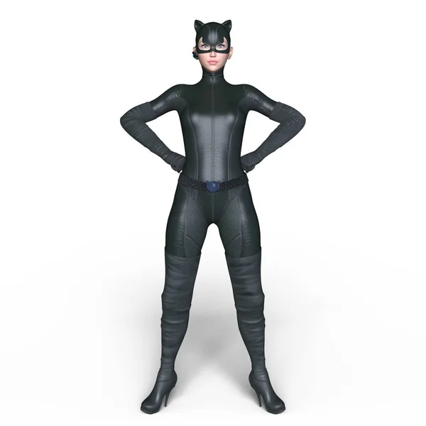 3D CG rendering of a super woman — Stock Photo, Image