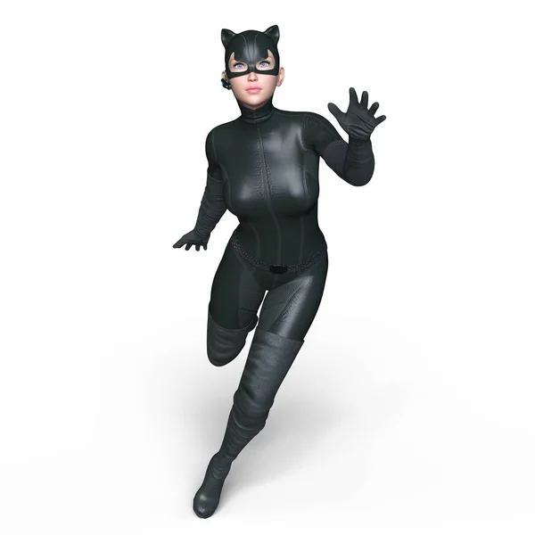 3D CG rendering of a super woman — Stock Photo, Image