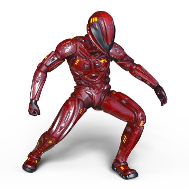 3d cg işleme bir robot