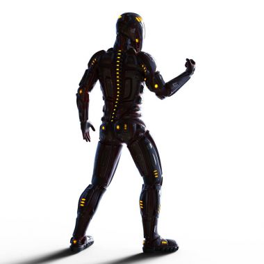 3d cg işleme bir robot