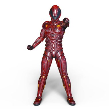 3d cg işleme bir robot