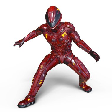 3d cg işleme bir robot