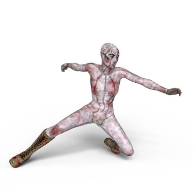 3d cg işleme süper bir kadın