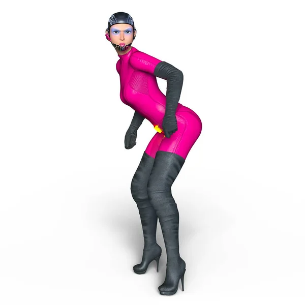 3D CG rendering of a super woman — Stock Photo, Image