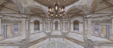3d cg işleme grand salon