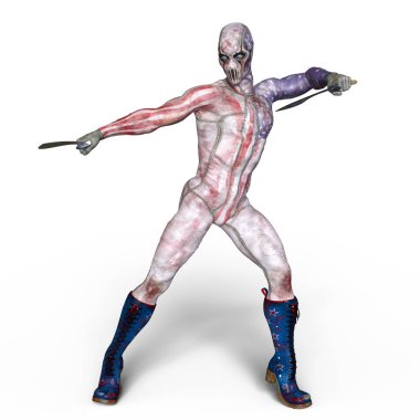 bir süper kahraman 3d cg render