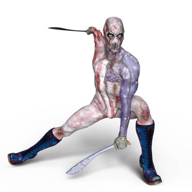 bir süper kahraman 3d cg render