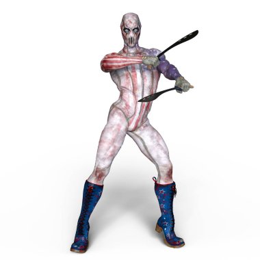 bir süper kahraman 3d cg render