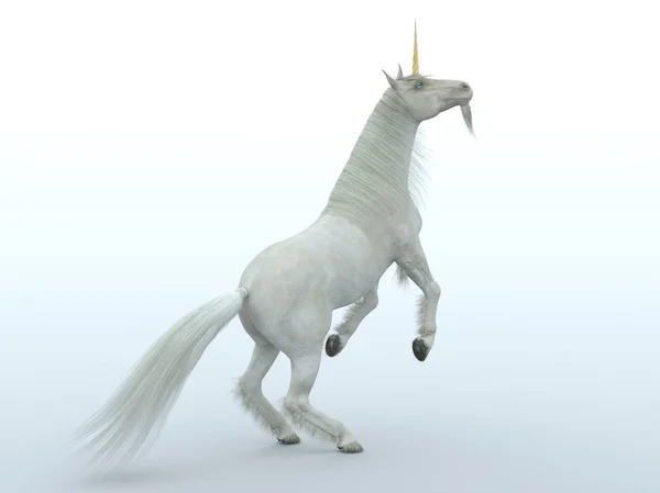 Representación 3D CG de un unicornio — Foto de Stock