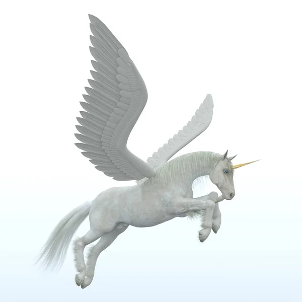 3D CG prestação de um pegasus — Fotografia de Stock