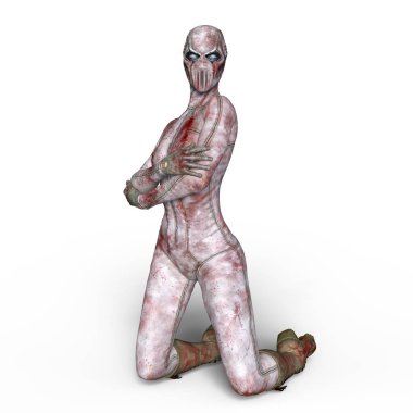 3d cg işleme süper bir kadın