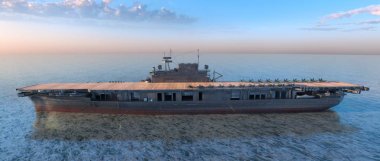 3d cg işleme uçak gemisi