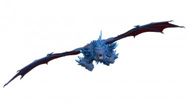 3d cg işleme bir ejderha