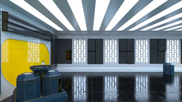 3d cg işleme uzay istasyonu