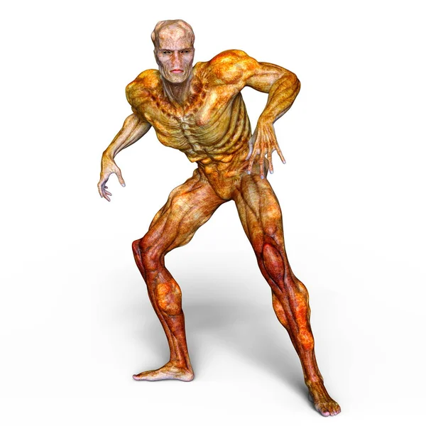 bir canavar 3d cg işleme