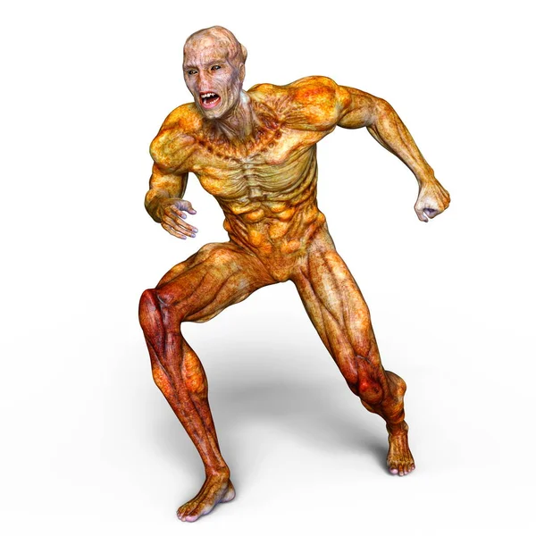 bir canavar 3d cg işleme