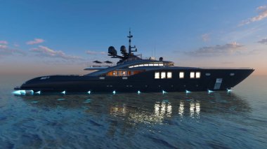 Nakliye gemisinin 3d cg işleme