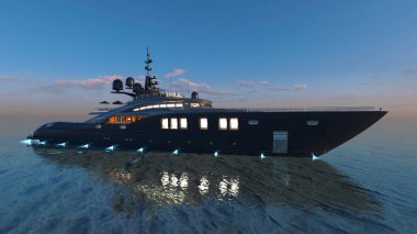 Nakliye gemisinin 3d cg işleme