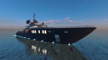 Nakliye gemisinin 3d cg işleme