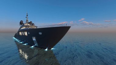 Nakliye gemisinin 3d cg işleme
