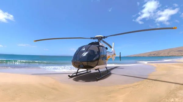 3D CG візуалізація вертольота — стокове фото