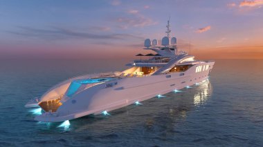 Nakliye gemisinin 3d cg işleme