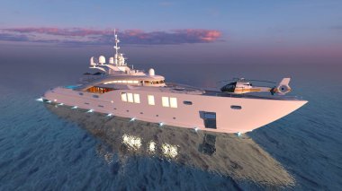 Nakliye gemisinin 3d cg işleme