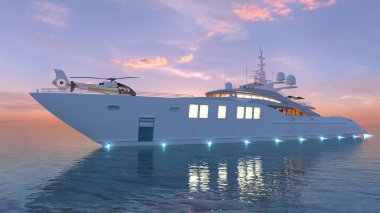 Nakliye gemisinin 3d cg işleme