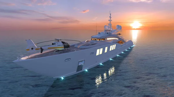 3D-cg rendering van het transport schip — Stockfoto